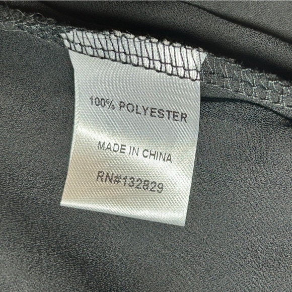 Revolve Superdown Winona Deep V Neck Wide Leg Chiffon Pleat Black Jumpsuit Sz S - Picture 10 of 13